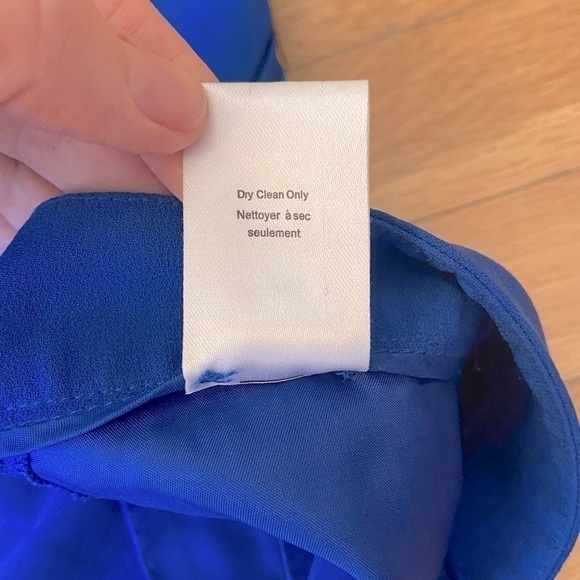 Aritzia T.BABATON Skinny Trouser Pant Royal Blue Size 4 - Picture 11 of 11